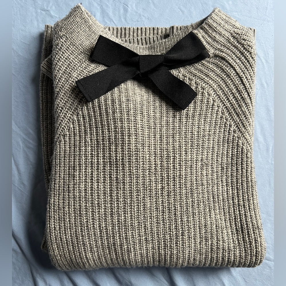 Jcrew Bow Sweater Medium